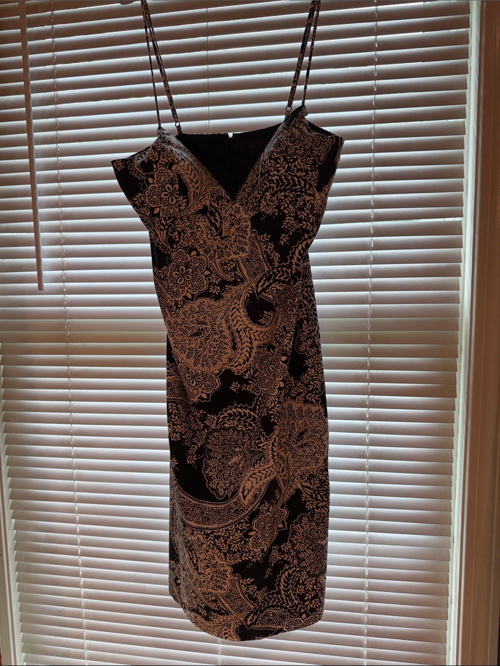 Morrell Maxie Black & White Paisley Midi Dress